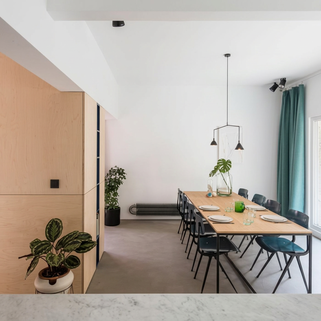 Eethoek in het appartement
